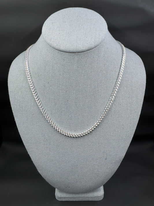 4.9mm Sterling Silver Miami Cuban Link Chain 20"