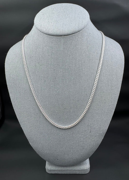 4.1mm Sterling Silver Miami Cuban Link Chain 22"